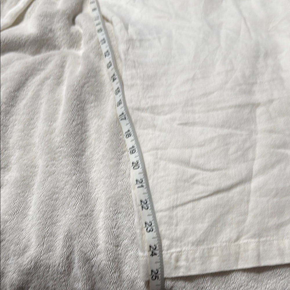 Hot Cotton White Wide Leg Pants in Soft Cotton - Picture 2 of 5